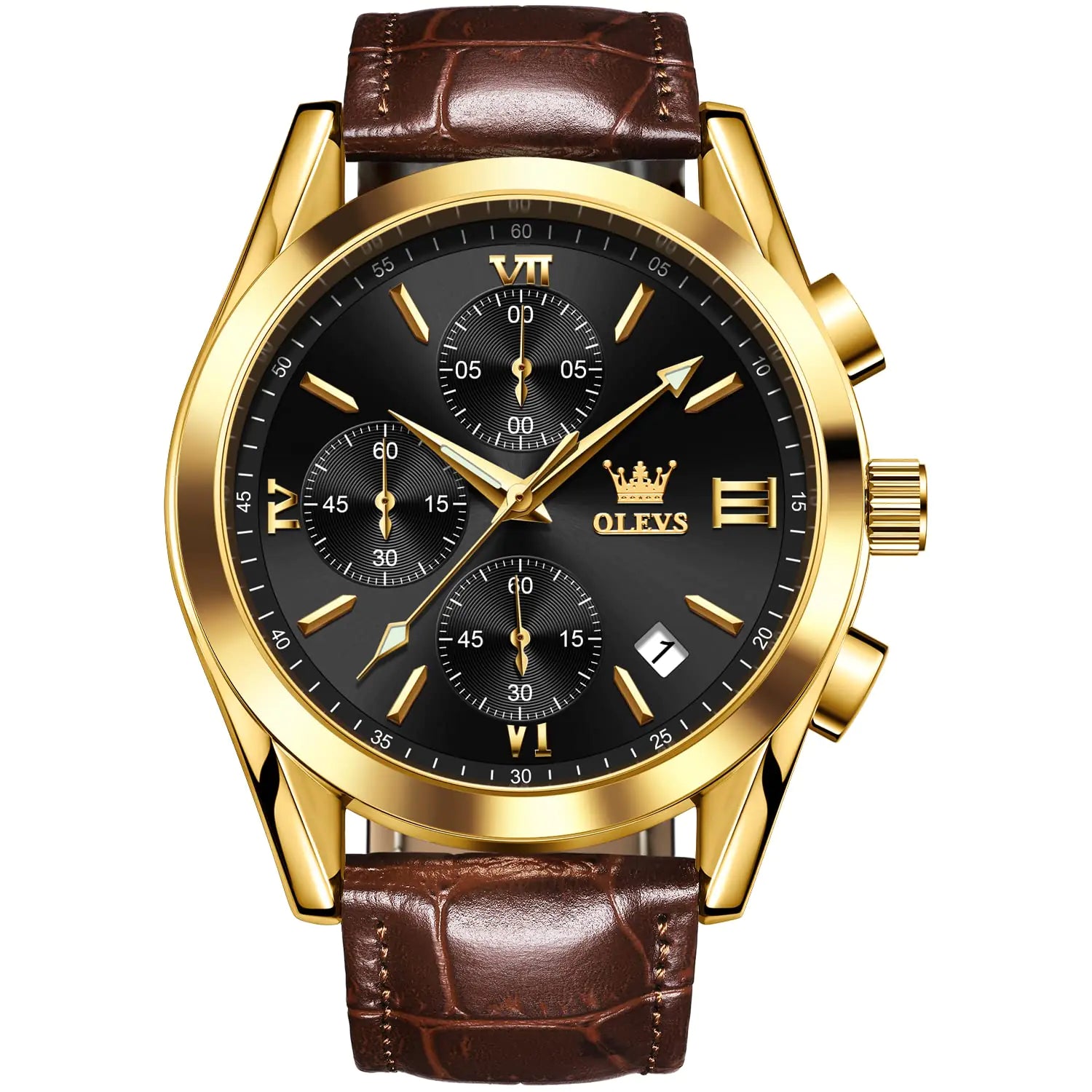OLEVS Reloj para Hombre de Oro