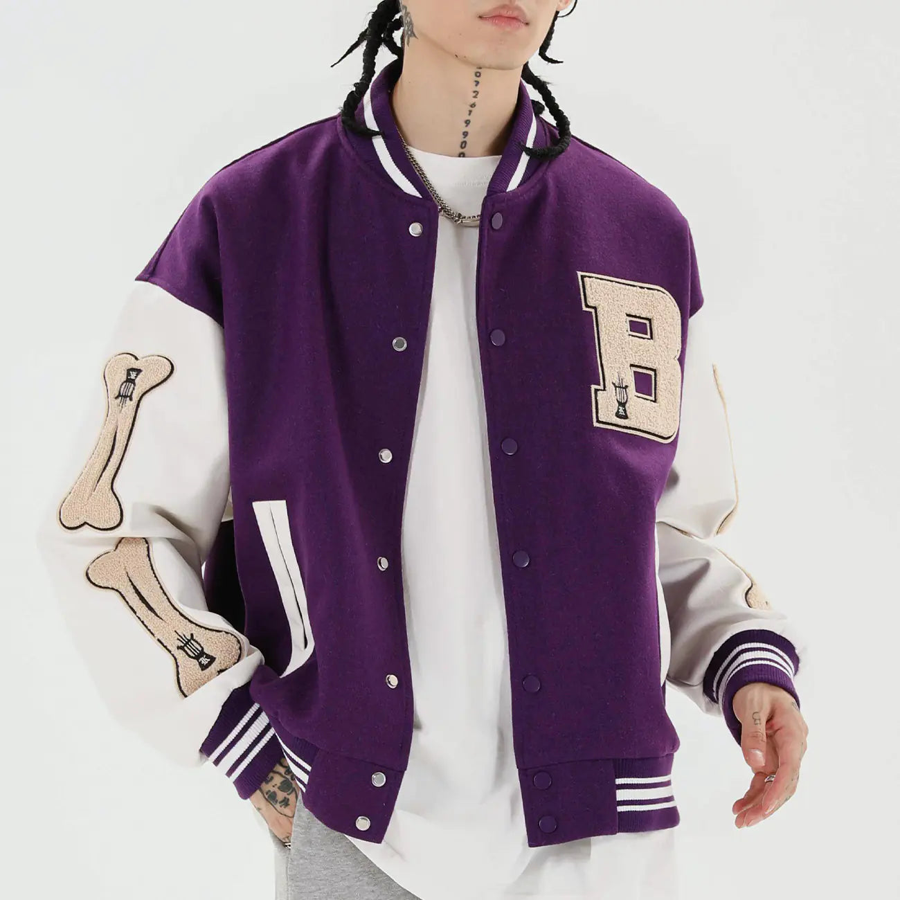 Chaqueta de béisbol retro