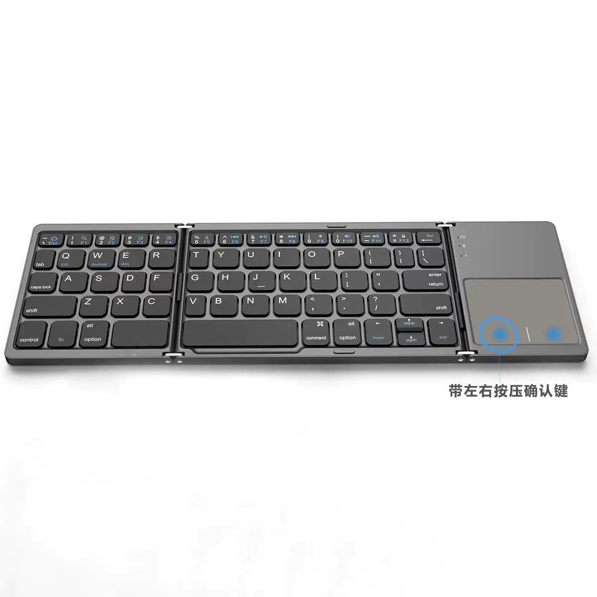 Nuevo Teclado Plegable Inalámbrico Bluetooth Mini BO33