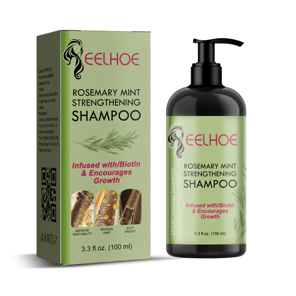 Champú de Romero y Menta EELHOE para Cabello Seco y Encrespado
