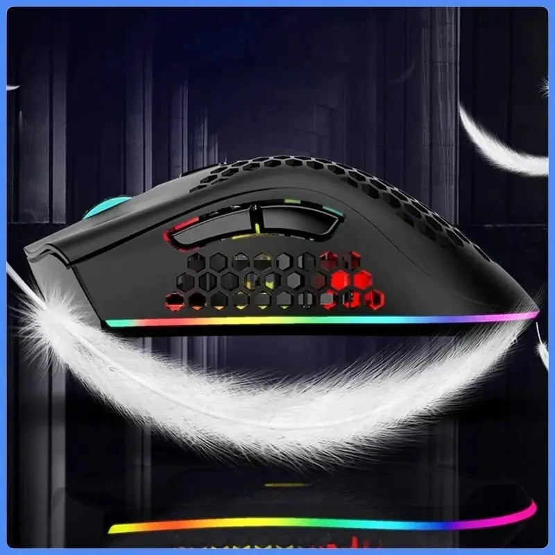 Ratón Gaming Inalámbrico RGB Recargable BM600 para PC